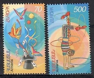 Znaczek Armenia 2002 Mi 464-465 Czyste **