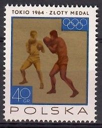 Znaczek Polska 1965 Mi 1624 Fi 1473 Czyste **