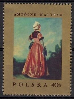 Znaczek Polska 1967 Mi 1809 Fi 1662B1 Czyste **