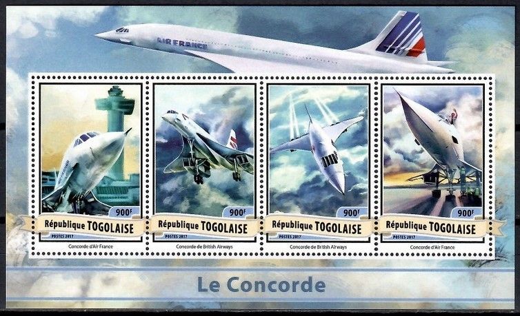Znaczek Togo 2017 Mi ark 8004-8007 Czyste **