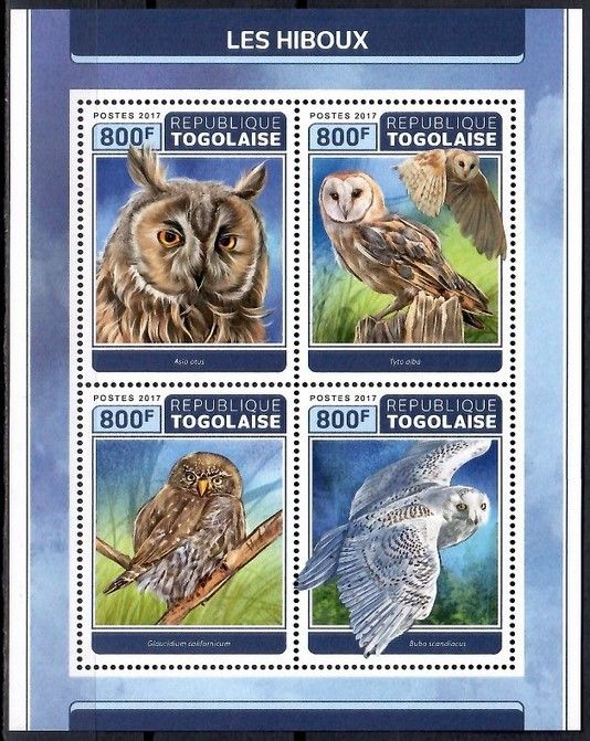 Znaczek Togo 2017 Mi ark 8204-8207 Czyste **