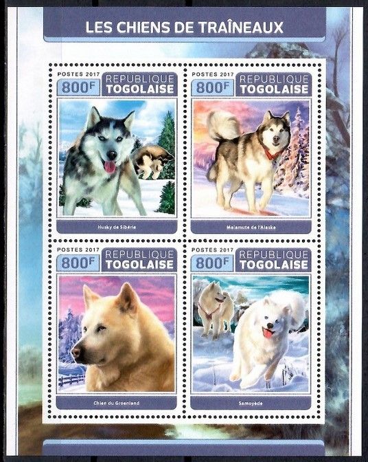 Znaczek Togo 2017 Mi ark 8224-8227 Czyste **