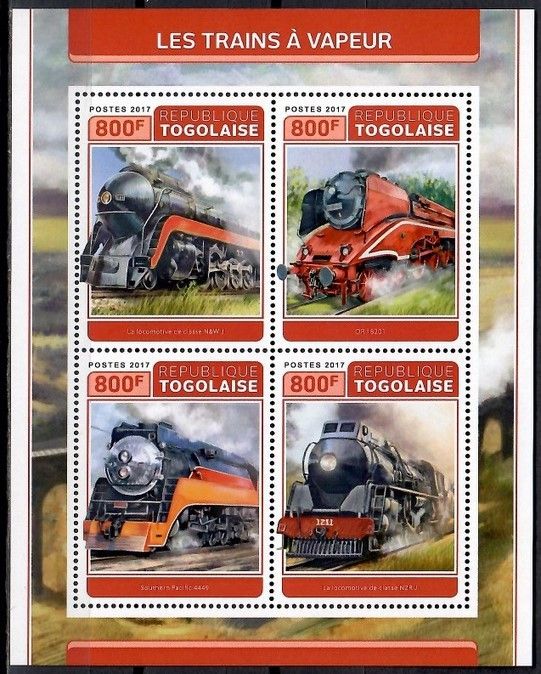 Znaczek Togo 2017 Mi ark 8244-8247 Czyste **