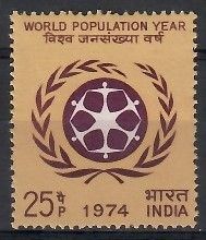 Znaczek Indie 1974 Mi 598 Czyste **