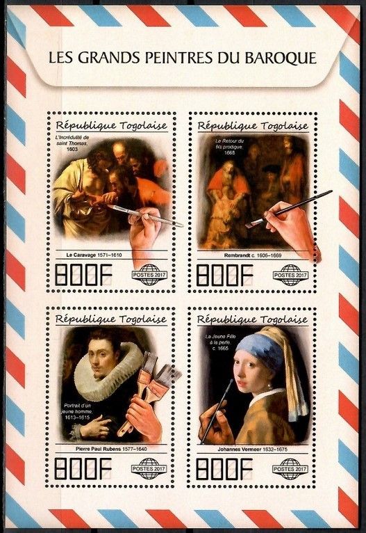Znaczek Togo 2017 Mi ark 8452-8455 Czyste **