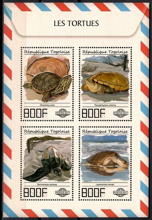 Znaczek Togo 2017 Mi ark 8487-8490 Czyste **