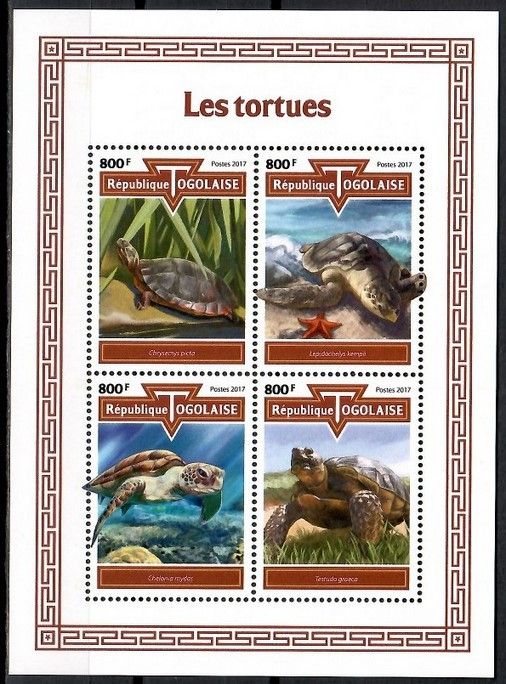 Znaczek Togo 2017 Mi ark 8705-8708 Czyste **