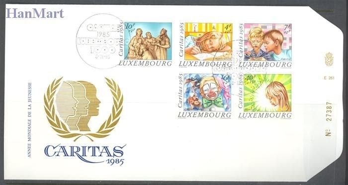Znaczek Luksemburg 1985 Mi 1138-1142 FDC