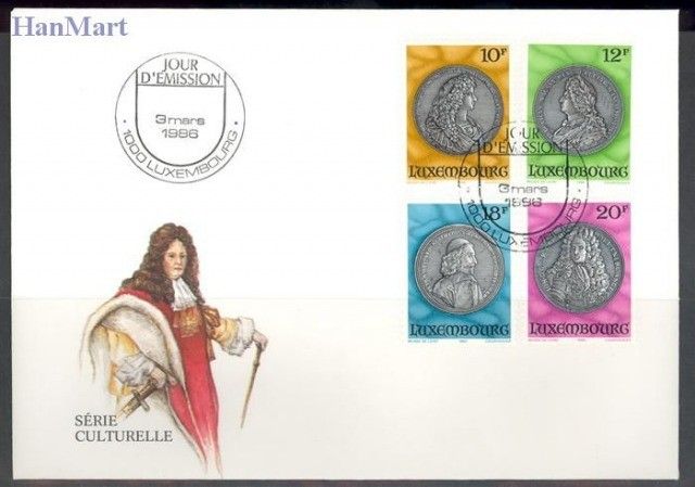 Znaczek Luksemburg 1986 Mi 1143-1146 FDC