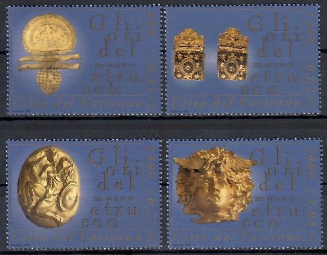 Znaczek Watykan 2001 Mi 1386-1389 Czyste **