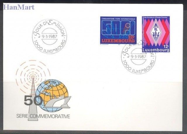 Znaczek Luksemburg 1987 Mi 1173 FDC