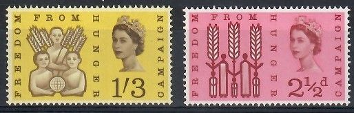 Znaczek Wielka Brytania 1962 Mi 354-355 Czyste **