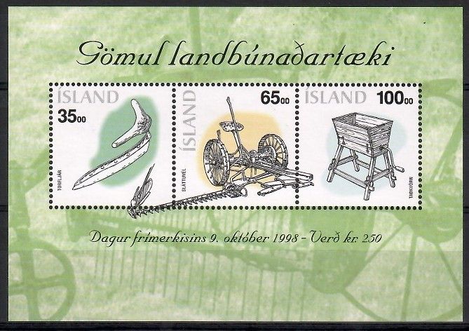 Znaczek Islandia 1998 Mi bl 22 Czyste **