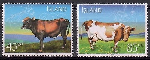Znaczek Islandia 2003 Mi 1030-1031 Czyste **