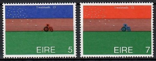 Znaczek Irlandia 1973 Mi 294-295 Czyste **