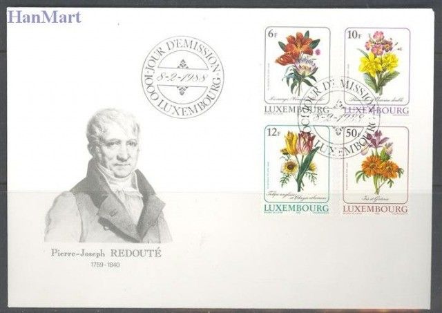 Znaczek Luksemburg 1988 Mi 1190-1193 FDC