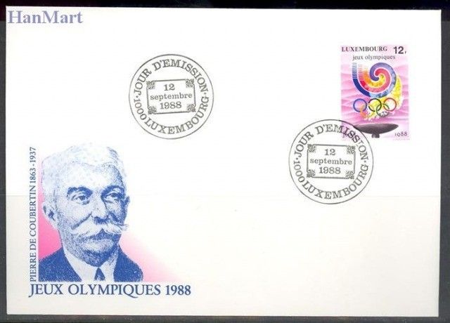 Znaczek Luksemburg 1988 Mi 1209 FDC