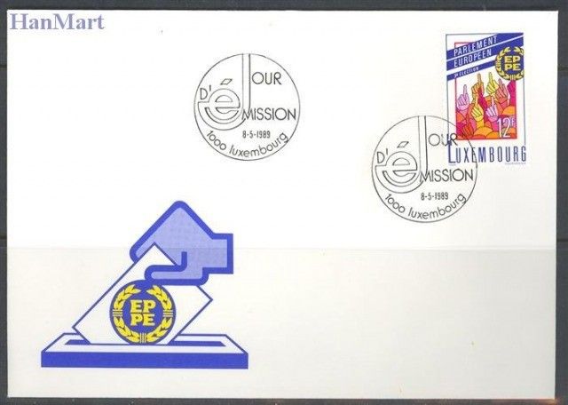 Znaczek Luksemburg 1989 Mi 1223 FDC
