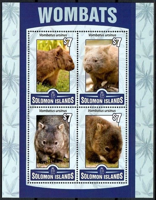 Znaczek Wyspy Salomona 2016 Mi ark 3581-3584 Czyste **