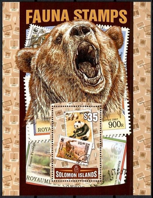 Znaczek Wyspy Salomona 2016 Mi bl 505 Czyste **