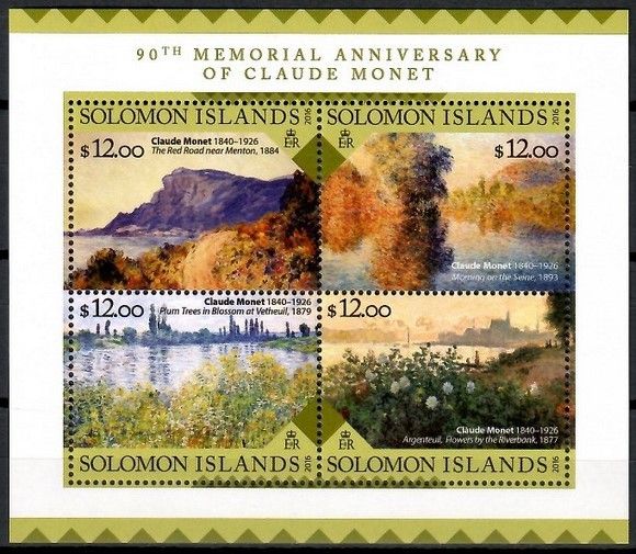 Znaczek Wyspy Salomona 2016 Mi ark 3646-3649 Czyste **