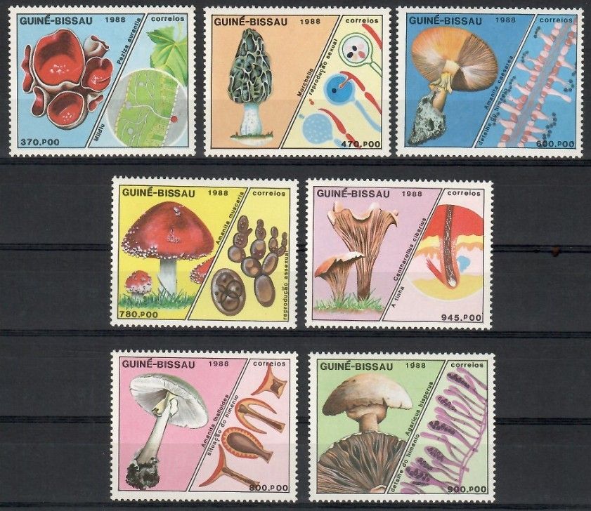Znaczek Gwinea Bissau 1988 Mi 989-995 Czyste **