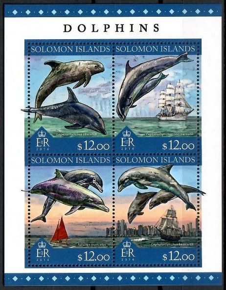 Znaczek Wyspy Salomona 2016 Mi ark 3771-3774 Czyste **