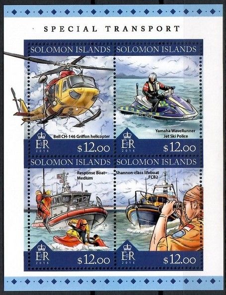 Znaczek Wyspy Salomona 2016 Mi ark 3801-3804 Czyste **