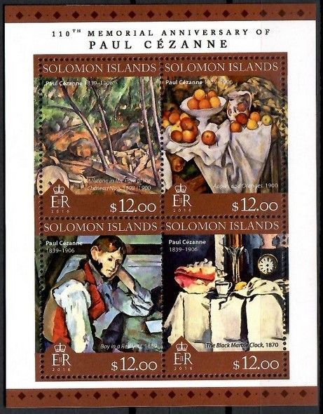 Znaczek Wyspy Salomona 2016 Mi ark 3826-3829 Czyste **