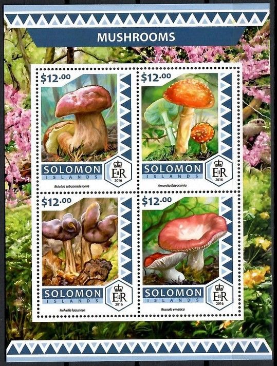 Znaczek Wyspy Salomona 2016 Mi ark 4125-4128 Czyste **