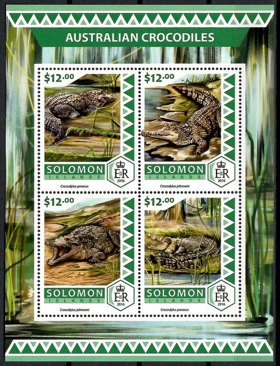 Znaczek Wyspy Salomona 2016 Mi ark 4140-4143 Czyste **