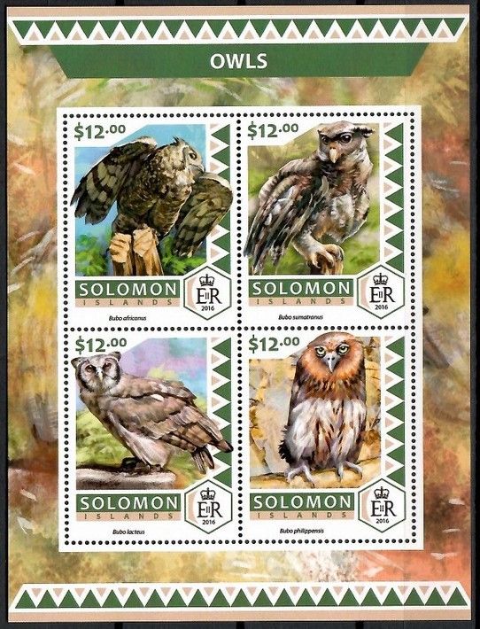 Znaczek Wyspy Salomona 2016 Mi ark 4155-4158 Czyste **