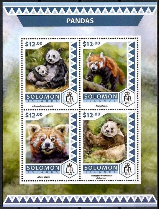 Znaczek Wyspy Salomona 2016 Mi ark 4165-4168 Czyste **