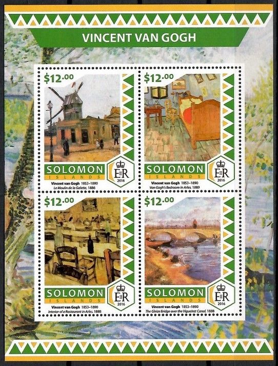 Znaczek Wyspy Salomona 2016 Mi ark 4200-4203 Czyste **