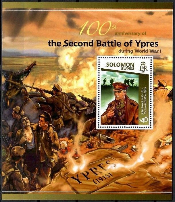 Znaczek Wyspy Salomona 2015 Mi bl 388 Czyste **