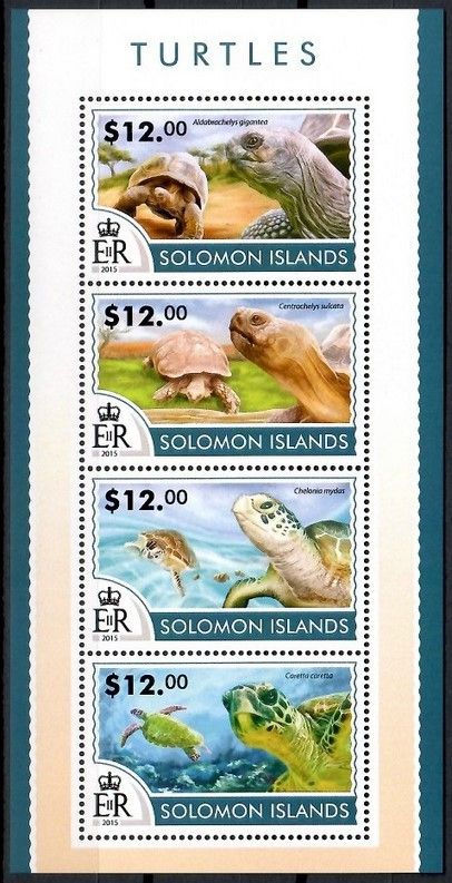 Znaczek Wyspy Salomona 2015 Mi ark 3117-3120 Czyste **