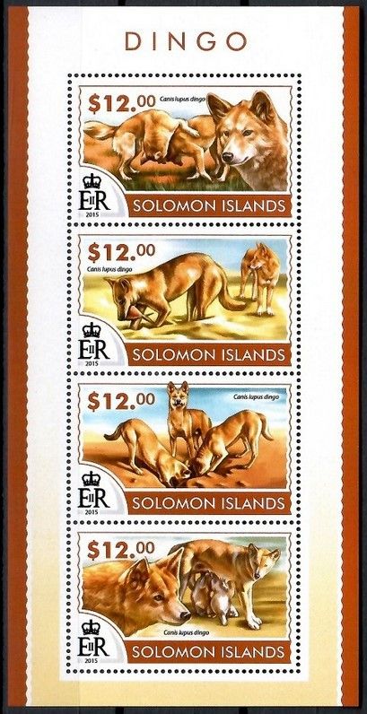 Znaczek Wyspy Salomona 2015 Mi ark 3167-3170 Czyste **