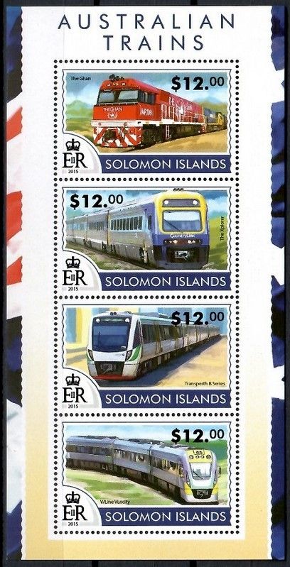Znaczek Wyspy Salomona 2015 Mi ark 3172-3175 Czyste **
