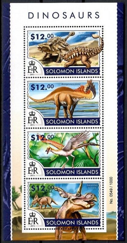 Znaczek Wyspy Salomona 2015 Mi ark 3197-3200 Czyste **