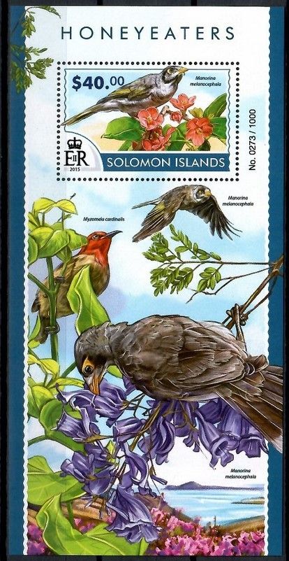 Znaczek Wyspy Salomona 2015 Mi bl 423 Czyste **