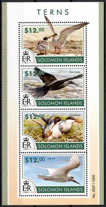 Znaczek Wyspy Salomona 2015 Mi ark 3212-3215 Czyste **