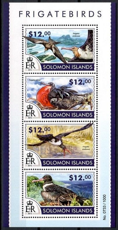 Znaczek Wyspy Salomona 2015 Mi ark 3217-3220 Czyste **