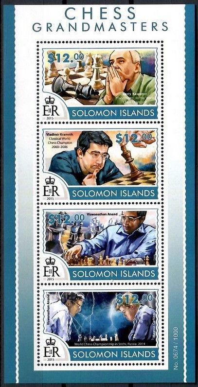 Znaczek Wyspy Salomona 2015 Mi ark 3232-3235 Czyste **