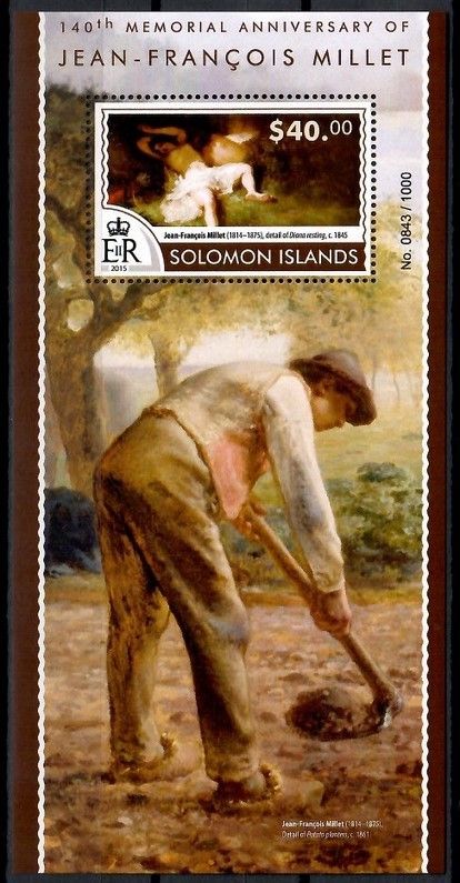 Znaczek Wyspy Salomona 2015 Mi bl 433 Czyste **