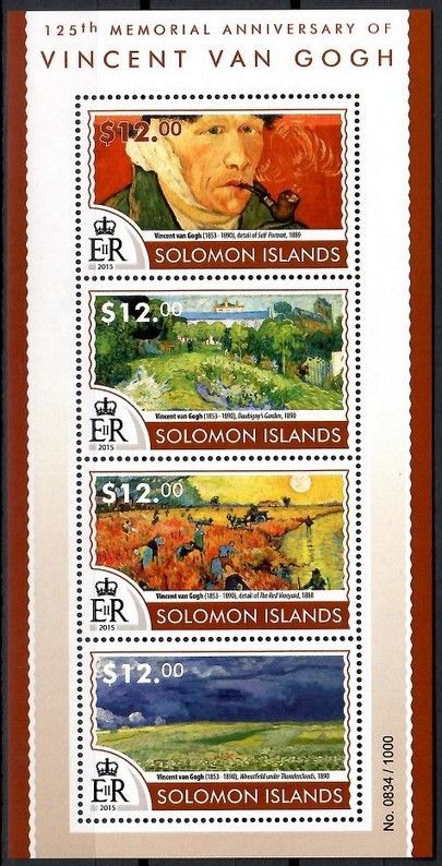 Znaczek Wyspy Salomona 2015 Mi ark 3262-3265 Czyste **