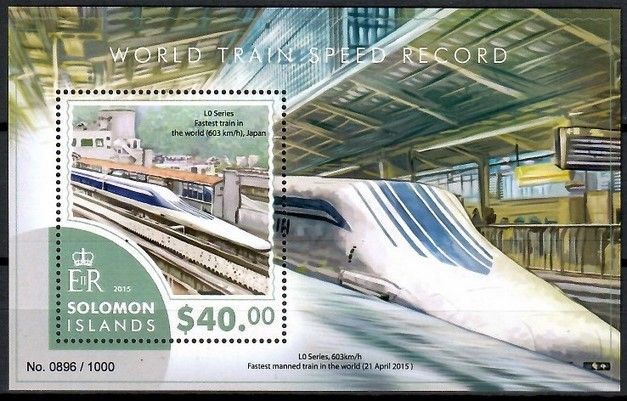Znaczek Wyspy Salomona 2015 Mi bl 456 Czyste **