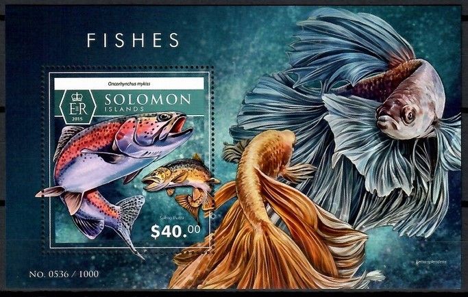 Znaczek Wyspy Salomona 2015 Mi bl 462 Czyste **