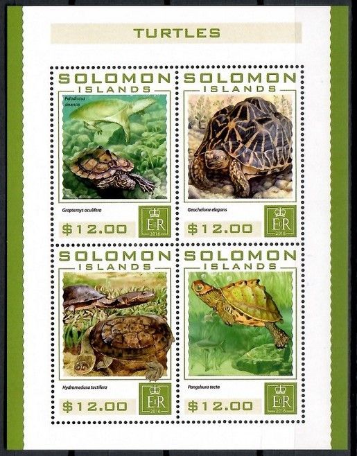 Znaczek Wyspy Salomona 2016 Mi ark 3886-3889 Czyste **