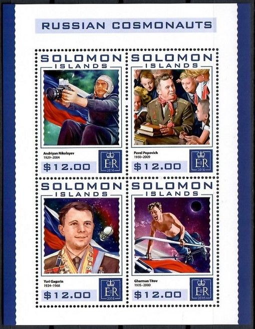 Znaczek Wyspy Salomona 2016 Mi ark 3941-3944 Czyste **