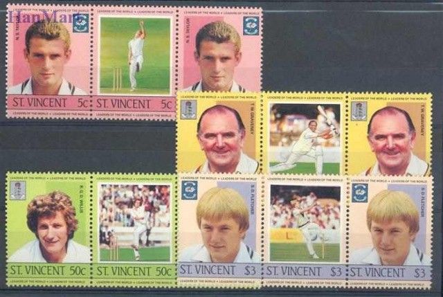Znaczek St. Vincent 1985 Mi 778-785 Czyste **